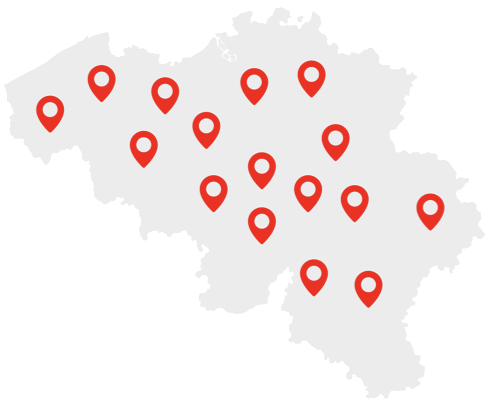 Onze verkooppunten in België