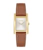 Horloge BOSS BLACK LUCY Dames 1502741 Analoog Behuizing MINERAAL Zilverkleurig Bracelette Leer Bruin Boucle déployante Etanchéiteiten 3BAR