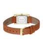 Horloge BOSS BLACK LUCY Dames 1502741 Analoog Behuizing MINERAAL Zilverkleurig Bracelette Leer Bruin Boucle déployante Etanchéiteiten 3BAR