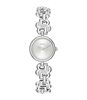 Horloge BOSS BLACK DOUBLE B DRESSY Dames 1502793 Analoog Behuizing MINERAAL Zilverkleurig Bracelette Roestvrij staal Staal Etanchéiteiten 3BAR