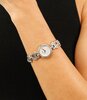 Horloge BOSS BLACK DOUBLE B DRESSY Dames 1502793 Analoog Behuizing MINERAAL Zilverkleurig Bracelette Roestvrij staal Staal Etanchéiteiten 3BAR