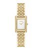 Horloge BOSS BLACK LUCY PRECIOUS Dames 1502815 Analoog Behuizing MINERAAL Wit Bracelette Staal Geelgoudkleurig Etanchéiteiten 3BAR