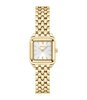 Horloge BOSS BLACK MAE PETITE Dames 1502823 Analoog Behuizing MINERAAL Zilverkleurig Bracelette Staal Geelgoudkleurig Etanchéiteiten 3BAR