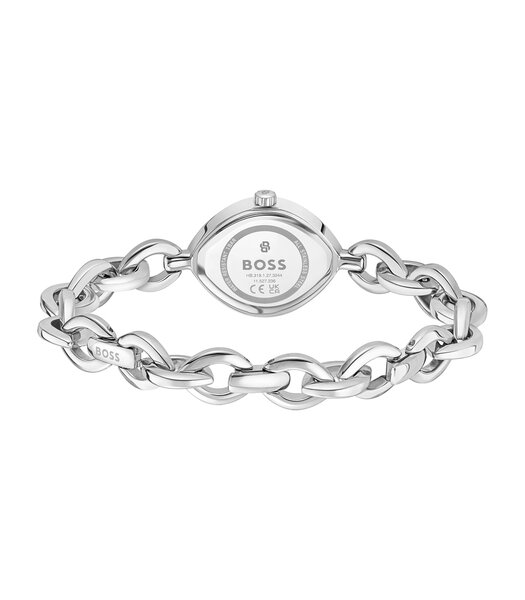 Montre BOSS BLACK FIORA Femme 1502837 Analogue Cadran MINERAL Argenté Bracelet Acier inoxydable Acier Etanchéité 3BAR