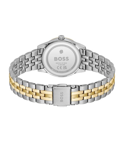 Montre BOSS BLACK GRACEFUL MINA Femme 1502841 Analogue Cadran MINERAL Vert Bracelet Acier inoxydable Acier / or jaune Etanchéité 3BAR