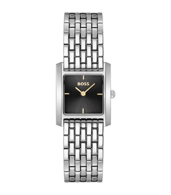 Horloge BOSS BLACK LUCY SCALA Dames 1502844 Analoog Behuizing MINERAAL Zwart Bracelette Roestvrij staal Staal Etanchéiteiten 3BAR