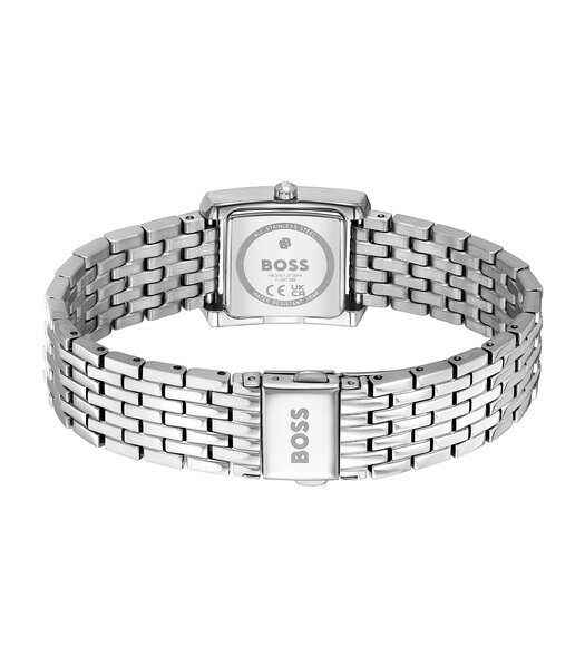 Horloge BOSS BLACK LUCY SCALA Dames 1502844 Analoog Behuizing MINERAAL Zwart Bracelette Roestvrij staal Staal Etanchéiteiten 3BAR