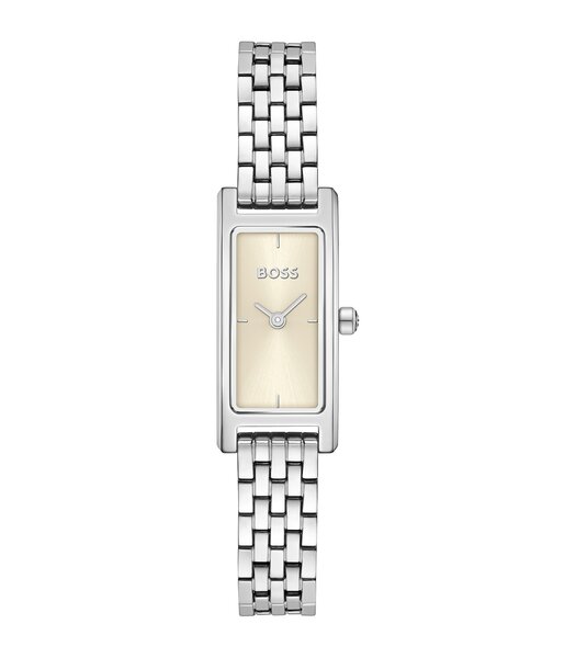 Horloge BOSS BLACK LUCY ALLURE Dames 1502858 Analoog Behuizing Mineraal Beige Bracelette Roestvrij staal Staal Etanchéiteiten 3 ATM