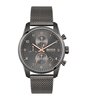 Horloge BOSS BLACK SKYMASTER Heren 1513837 Analoog Behuizing Mineraal Grijs Bracelette Milanees Gunmetal Clip / clasp Etanchéiteiten 5 ATM