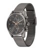 Horloge BOSS BLACK SKYMASTER Heren 1513837 Analoog Behuizing Mineraal Grijs Bracelette Milanees Gunmetal Clip / clasp Etanchéiteiten 5 ATM