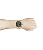 Montre BOSS BLACK CHAMPION Homme 1513848 Analogique Cadran Minéral Noir Bracelet Acier inoxydable Doré Boucle déployante Etanchéité 10 ATM