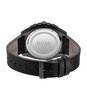 Horloge BOSS BLACK GRANDMASTER Heren 1513883 Analoog Behuizing Mineraal Blauw Bracelette Leer Zwart Boucle ardillon Etanchéiteiten 5 BAR
