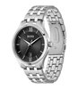 Horloge BOSS BLACK ELITE Heren 1513896 Analoog Behuizing Mineraal Zwart Bracelette Roestvrij staal Zilverkleurig Boucle déployante Etanchéiteiten 5 BA