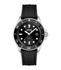 Horloge BOSS BLACK ACE Heren 1513913 Analoog Behuizing Mineraal Zwart Bracelette Silicone Zwart Boucle ardillon Etanchéiteiten 20 ATM