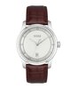 Horloge BOSS BLACK PRINCIPES Heren 1514114 Analoog Behuizing MINERAAL Zilverkleurig Armband Leer Bruin Uitklapbare lus Waterdichtheid 3BAR