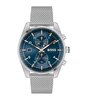 Horloge BOSS BLACK SKYTRAVELLER Heren 1514149 Analoog Behuizing MINERAAL Blauw Bracelette Roestvrij staal Staal Boucle déployante Etanchéiteiten 5BAR