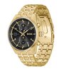 Horloge BOSS BLACK SKYTRAVELLER Heren 1514152 Analoog Behuizing Mineraal Blauw Bracelette Roestvrij staal Blauw Boucle déployante Etanchéiteiten 5 BAR