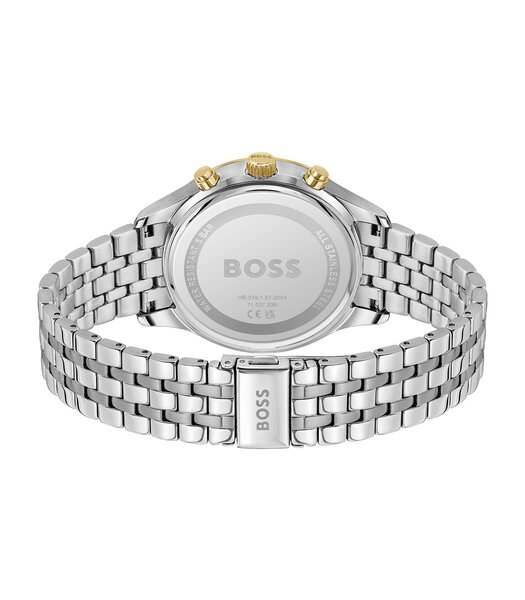 Montre BOSS BLACK AVERY Homme 1514159 Analogue Cadran MINERAL Vert Bracelet Acier inoxydable Acier Boucle déployante Etanchéité 5BAR