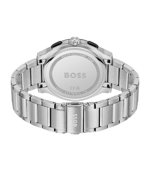 Horloge BOSS BLACK PEAK 2.0 Heren 1514189 Analoog Behuizing MINERAAL Blauw Bracelette Roestvrij staal Staal Etanchéiteiten 5BAR