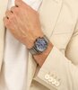 Horloge BOSS BLACK CANDOR CHRONO Heren 1514223 Analoog Behuizing MINERAAL Blauw Bracelette Staal Grijs Etanchéiteiten 5BAR
