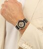Horloge BOSS BLACK PRINCIPESKELET Heren 1514234 Analoog Behuizing MINERAAL Zwart Armband Leer Zwart Waterdichtheid 5BAR