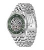 Montre BOSS BLACK PRINCIPLE SKELETON Homme 1514236 Analogue Cadran MINERAL Vert Bracelet Acier inoxydable Acier Etanchéité 5BAR