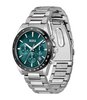 Horloge BOSS BLACK STRIKE CHRONO Heren 1514241 Analoog Behuizing MINERAAL Groen Bracelette Roestvrij staal Staal Etanchéiteiten 5BAR