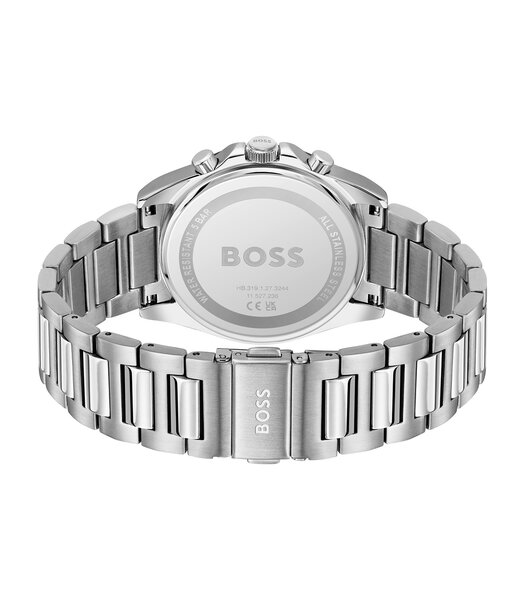 Horloge BOSS BLACK STRIKER CHRONO - LE Heren 1514290 Analoog Behuizing MINERAAL Zwart Bracelette Roestvrij staal Staal Etanchéiteiten 5BAR