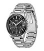 Horloge BOSS BLACK STRIKER CHRONO - LE Heren 1514290 Analoog Behuizing MINERAAL Zwart Bracelette Roestvrij staal Staal Etanchéiteiten 5BAR