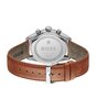 Horloge BOSS BLACK GRAND PRIX 44 - LE Heren 1514313 Analoog Behuizing MINERAAL Wit Bracelette Leer Bruin Etanchéiteiten 5BAR