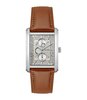 Horloge BOSS BLACK PRINCIPLE DRESS MULTI Heren 1514316 Analoog Behuizing MINERAAL Zilverkleurig Bracelette Leer Bruin Etanchéiteiten 3BAR
