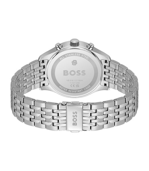 Horloge BOSS BLACK STRATUS Heren 1514330 Analoog Behuizing MINERAAL Groen Bracelette Roestvrij staal Staal Etanchéiteiten 5BAR