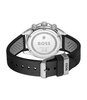 Montre BOSS BLACK BOSSLATIC Homme 1514334 Analogique Cadran Minéral Noir Bracelet Silicone Noir Etanchéité 10 ATM