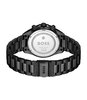 Montre BOSS BLACK BOSSLATIC Homme 1514337 Analogique Cadran Minéral Bleu Bracelet Acier inoxydable Noir Etanchéité 10 ATM