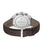 Horloge BOSS BLACK GRAND PRIX VITESSE Heren 1514342 Analoog Behuizing Mineraal Groen Bracelette Leer Bruin Etanchéiteiten 5 ATM