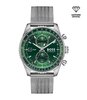 Horloge BOSS BLACK SKYTRAVELLER PRO Heren 1514347 Analoog Behuizing Saffier Groen Bracelette Roestvrij staal Staal Etanchéiteiten 5 ATM