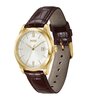 Horloge BOSS BLACK LANGFORD Heren 1514357 Analoog Behuizing Mineraal Zilverkleurig Bracelette Leer Bruin Etanchéiteiten 3 ATM