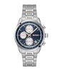 Horloge BOSS BLACK GRAND PRIX TOURING Heren 1514360 Analoog Behuizing Mineraal Blauw Bracelette Roestvrij staal Staal Etanchéiteiten 5 ATM