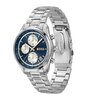 Horloge BOSS BLACK GRAND PRIX TOURING Heren 1514360 Analoog Behuizing Mineraal Blauw Bracelette Roestvrij staal Staal Etanchéiteiten 5 ATM