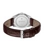 Horloge BOSS BLACK PRINCIPLE PRESTIGE Heren 1514363 Analoog Behuizing Mineraal Zilverkleurig Bracelette Leer Bruin Etanchéiteiten 3 ATM
