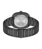 Horloge HUGO SHRILL Heren 1530311 Analoog Behuizing Mineraal Zwart Bracelette Milanees Zwart Clip / clasp Etanchéiteiten 5 ATM