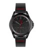 Montre HUGO COMPLETE Homme 1530321 Analogique Cadran Minéral Noir Bracelet Milanais Noir Clip / clasp Etanchéité 5 ATM