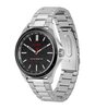 Horloge HUGO COMPLETE Heren 1530323 Analoog Behuizing Mineraal Zwart Bracelette Milanees Zwart Clip / clasp Etanchéiteiten 5 ATM