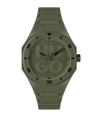 Montre HUGO GRAIL Homme 1530327 Analogique Cadran Minéral Noir Bracelet Milanais Noir Clip / clasp Etanchéité 5 ATM