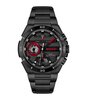 Horloge HUGO WILD Heren 1530339 Analoog Behuizing Mineraal Zwart Bracelette Milanees Zwart Clip / clasp Etanchéiteiten 5 ATM