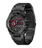 Horloge HUGO WILD Heren 1530339 Analoog Behuizing Mineraal Zwart Bracelette Milanees Zwart Clip / clasp Etanchéiteiten 5 ATM