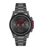 Horloge HUGO BRAVE Heren 1530348 Analoog Behuizing Mineraal Zwart Bracelette Milanees Zwart Clip / clasp Etanchéiteiten 5 ATM