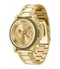 Horloge HUGO BRAVE Heren 1530349 Analoog Behuizing Mineraal Zwart Bracelette Milanees Zwart Clip / clasp Etanchéiteiten 5 ATM