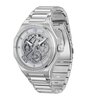 Horloge HUGO GRAIL SKELETON Heren 1530377 Analoog Behuizing MINERAAL Zilverkleurig Bracelette Roestvrij staal Staal Etanchéiteiten 5BAR