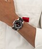 Horloge HUGO DIVE Heren 1530427 Analoog Behuizing MINERAAL Zwart Bracelette Silicone Zwart Etanchéiteiten 5BAR